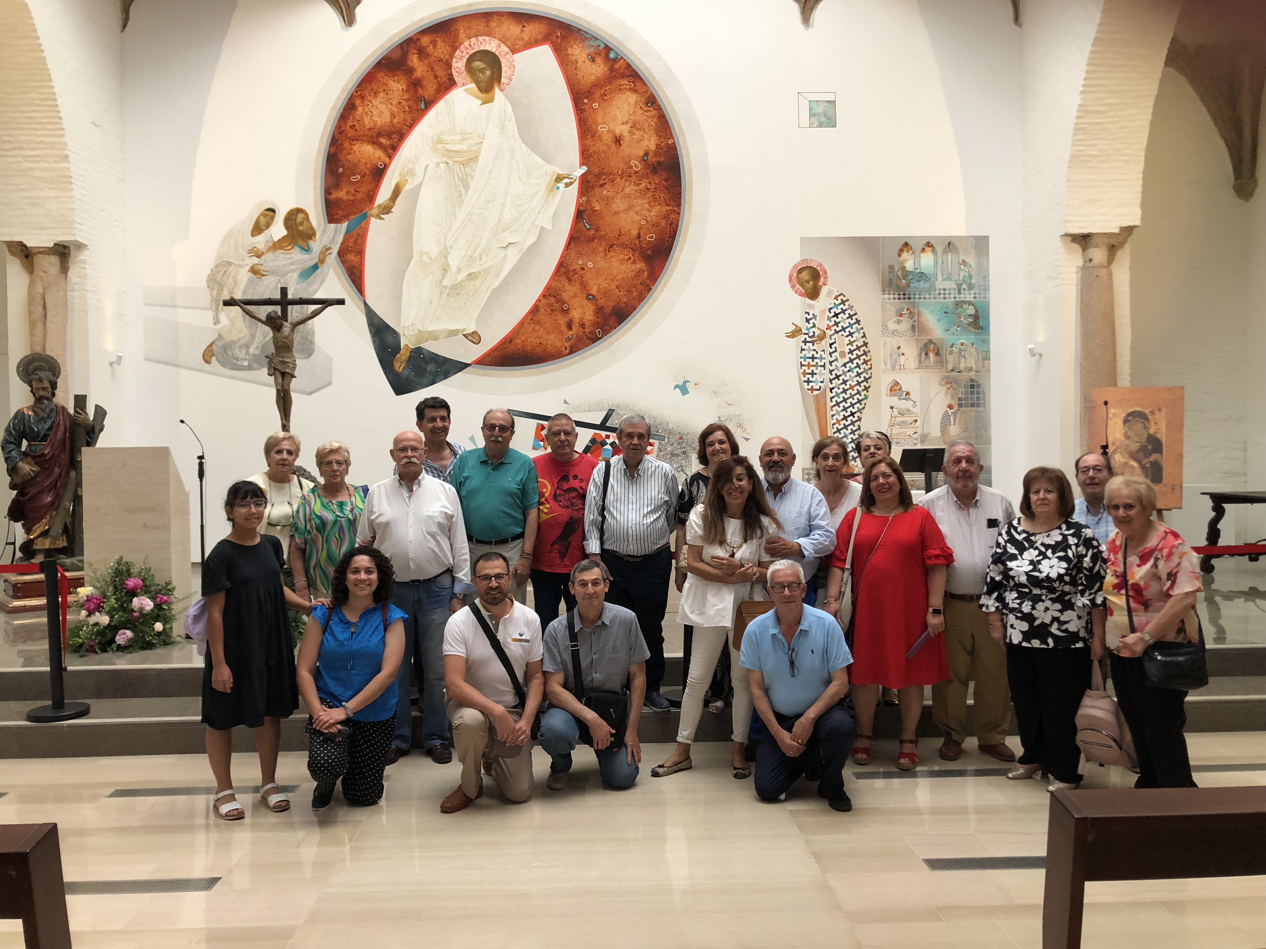 Voluntarios del Economato Diocesano en la Iglesia de San Nicolás